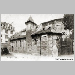 L'église dans les années 1900, Photo on lartnouveau com.jpg